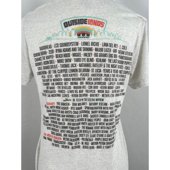 OUTSIDE LAND 2024 CONCERT T-SHIRT Heathered Oatmeal (SMALL) - Picture 5 of 10